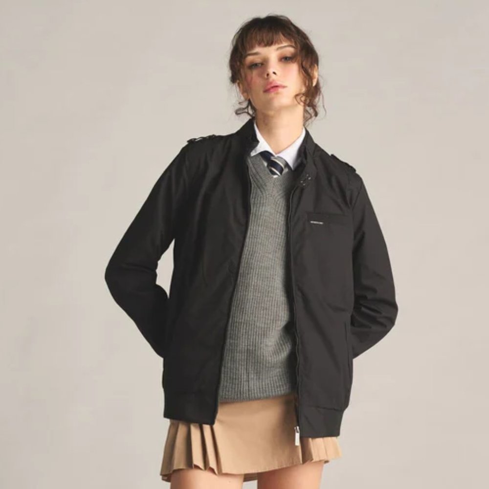 Black Members Only Classic Racer Jacket, S